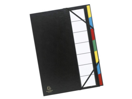 EXACOMPTA Trieur Harmonika, PP, 7 compartiments, assorti
