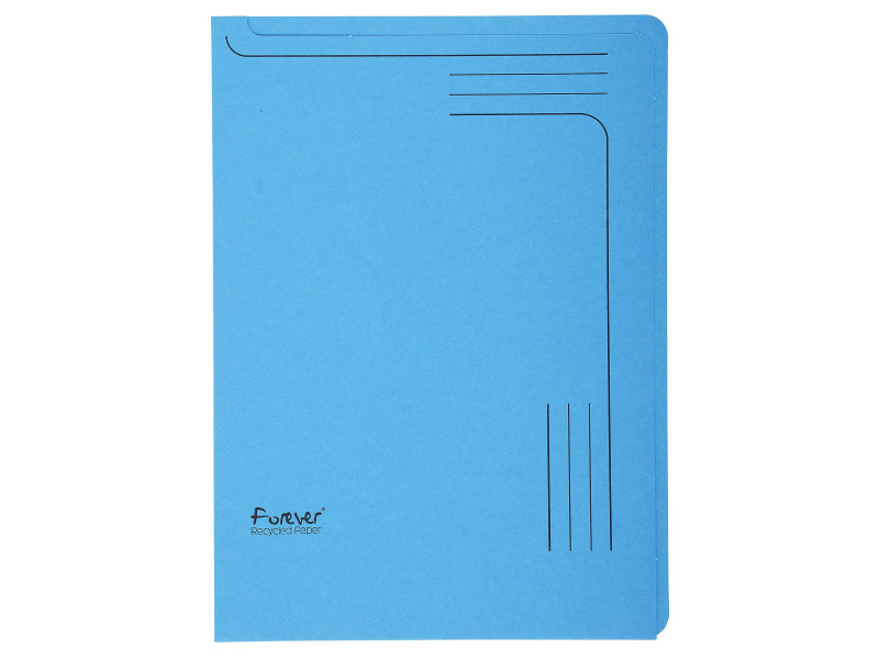 EXACOMPTA Chemises coin FOREVER, A4, carton, assorti