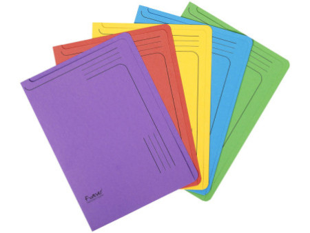 EXACOMPTA Chemises coin FOREVER, A4, carton, assorti