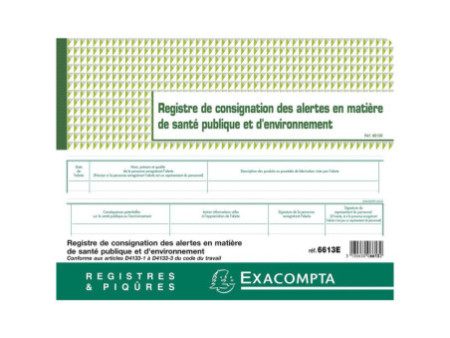 EXACOMPTA Piqûre 'Registre de consignation', 240 x 320 mm