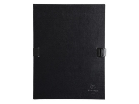 EXACOMPTA Chemise à dos extensible N'CLIP, A4, noir