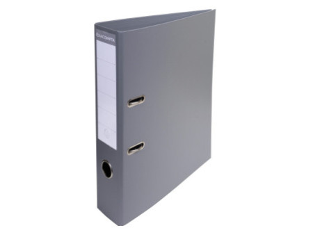 EXACOMPTA Classeur à levier PVC Premium, A4, gris souris
