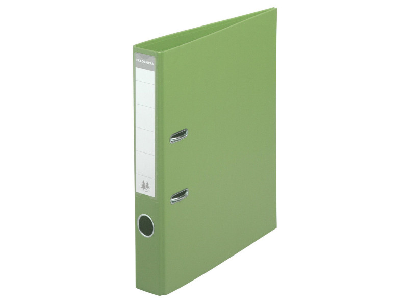 EXACOMPTA Classeur à levier PVC Premium, A4, 50 mm,vert anis