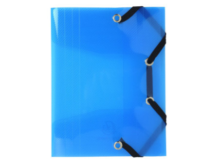 EXACOMPTA Chemise à élastique 3 rabats Crystal, 120 x 160 mm
