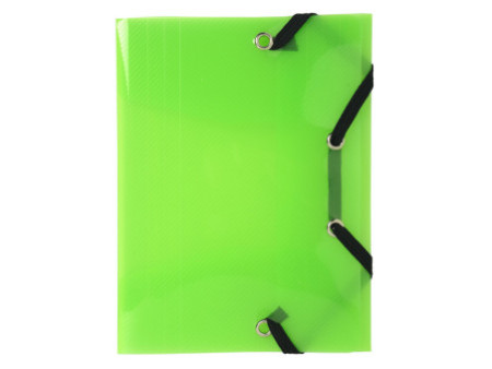 EXACOMPTA Chemise à élastique 3 rabats Crystal, 120 x 160 mm