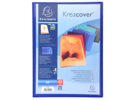 EXACOMPTA Protège-documents Kreacover, A4, PP, assorti