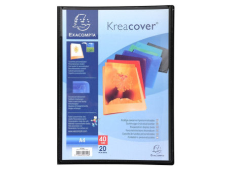 EXACOMPTA Protège-documents Kreacover, A4, PP, assorti