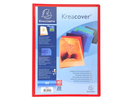EXACOMPTA Protège-documents Kreacover, A4, PP, assorti