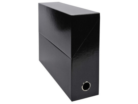 EXACOMPTA Boîte transfert Iderama, 90 mm, noir