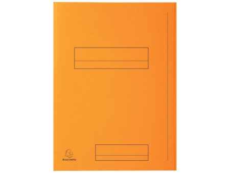 EXACOMPTA Chemise à rabats SUPER 250, A4, carton, orange
