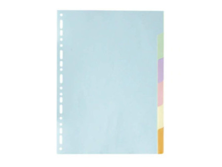 EXACOMPTA Intercalaires en carton, A4, 6 touches