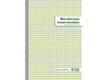 EXACOMPTA Manifold 'Bordereau intervention', dupli