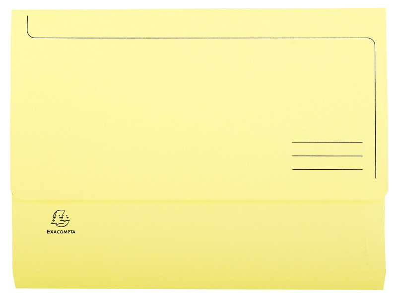 EXACOMPTA Pochette document Jura pastel, A4, jaune