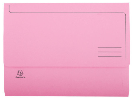 EXACOMPTA Pochette document Jura pastel, A4, rose