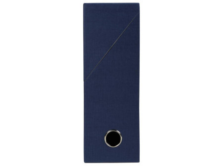 EXACOMPTA Boîte transfert papier toilé, A4, bleu foncé
