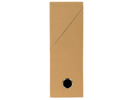 EXACOMPTA Boîte transfert papier toilé, A4, havane