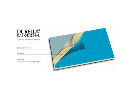 Läufer Sous-main DURELLA D1, 520 x 650 mm, rouge