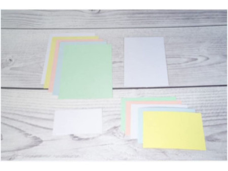 EXACOMPTA Fiches bristol, A7, uni, jaune
