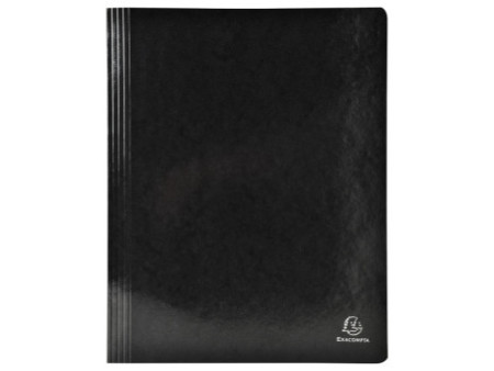 EXACOMPTA Chemise à lamelle Iderama, A4, carton, noir