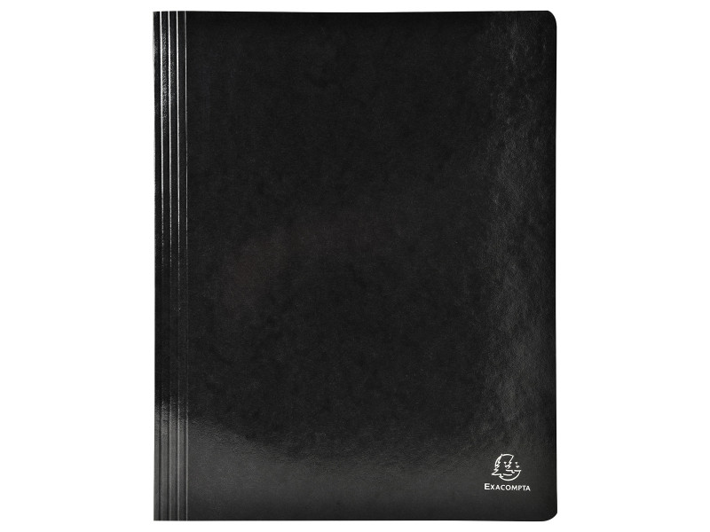EXACOMPTA Chemise à lamelle Iderama, A4, carton, noir