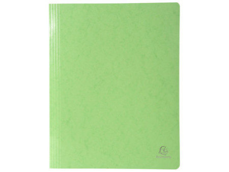 EXACOMPTA Chemise à lamelle Iderama, A4, carton, vert anis