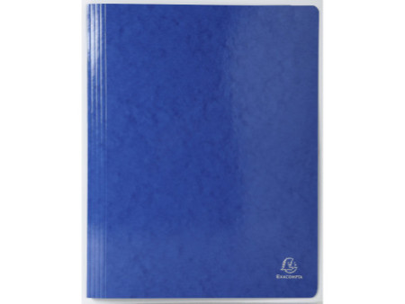 EXACOMPTA Chemise à lamelle Iderama, A4, carton, bleu foncé