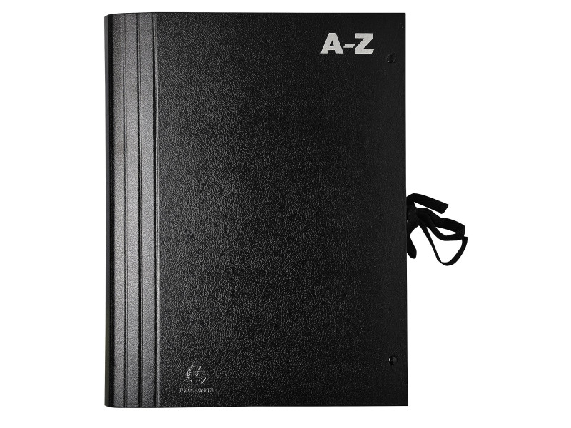 EXACOMPTA Trieur accordéon A-Z, pour format A4, noir