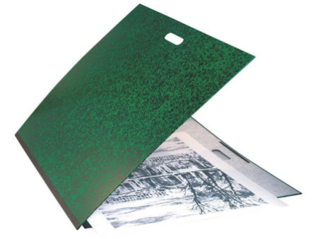 EXACOMPTA Carton à dessin, 590 x 720 mm, carton, vert / noir