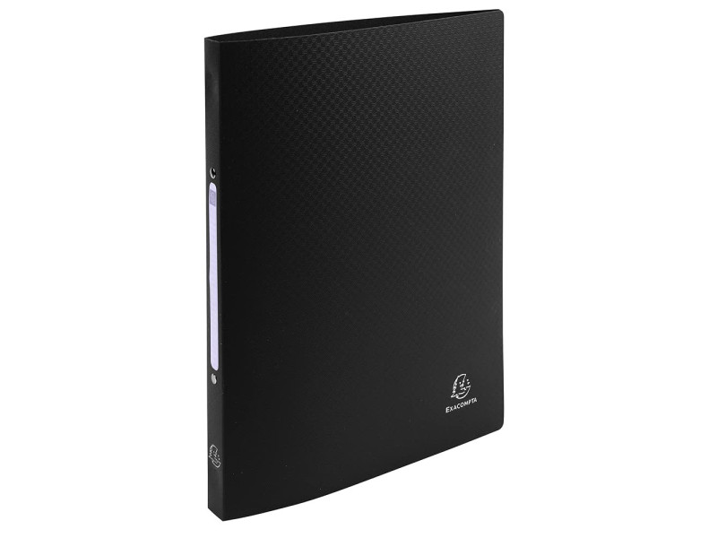EXACOMPTA Classeur souple, PP, 2 anneaux, A4, noir