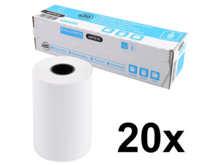 EXACOMPTA Bobines thermiques pour caisses, 57 mm x 18 m
