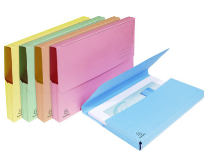 EXACOMPTA Pochette document Jura pastel, A4, bleu