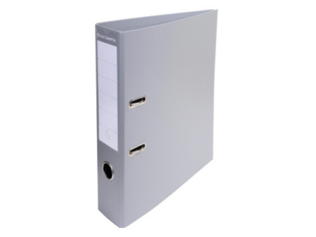 EXACOMPTA Classeur à levier PVC Premium, A4, 70 mm, gris