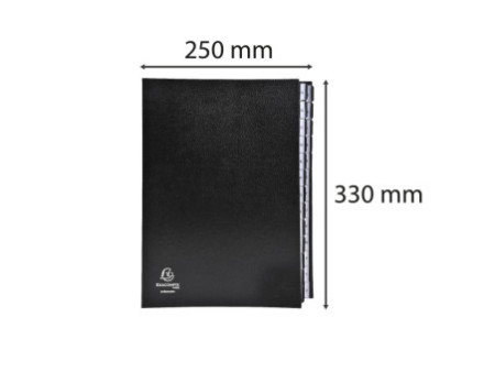EXACOMPTA Trieur Ordonator, A4, A-Z, 26 compartiments, noir