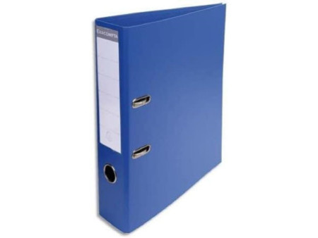 EXACOMPTA Classeur à levier PVC Premium, A4, bleu foncé