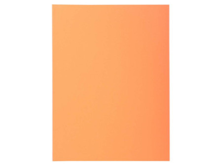 EXACOMPTA Chemises SUPER 250, A4, avec 2 rabats, orange