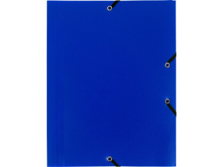 EXACOMPTA Chemise à élastiques Opaque Eco, PP, A4, bleu
