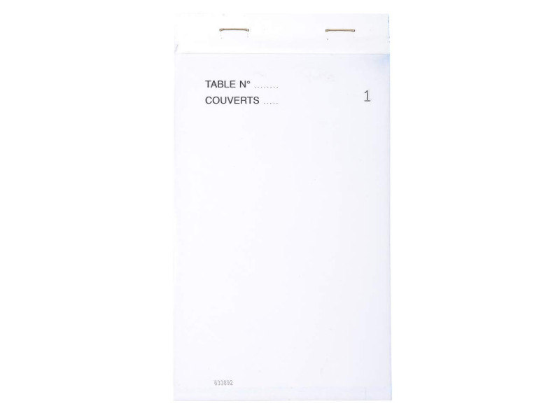 EXACOMPTA Bloc Maître d'Hôtel, 95 x 170 mm, dupli