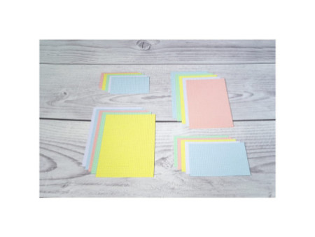 EXACOMPTA Fiches bristol, A5, quadrillé, bleu azur