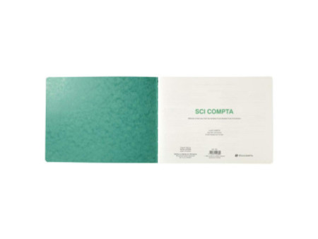 EXACOMPTA Piqûre 'SCI COMPTA', 240 x 320 mm, 80 pages