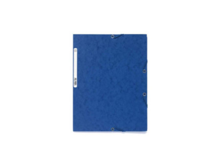 EXACOMPTA Chemise à élastiques, A4, carton, bleu