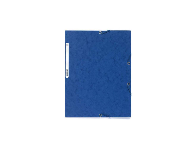 EXACOMPTA Chemise à élastiques, A4, carton, bleu