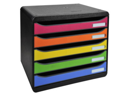 EXACOMPTA Module de classement BIG-BOX PLUS, arlequin