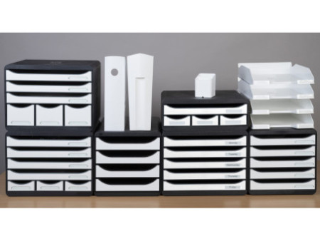 EXACOMPTA Module de classement BIG-BOX PLUS, 5 tiroirs,blanc