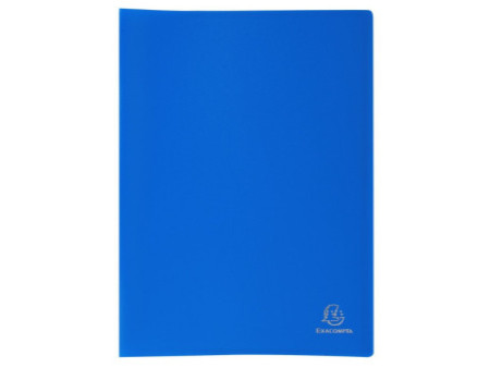 EXACOMPTA Protège-documents, A4, PP, 40 pochettes, bleu