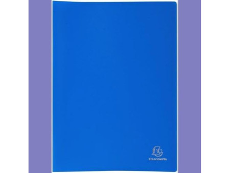 EXACOMPTA Protège-documents, A4, PP, 40 pochettes, bleu