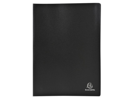 EXACOMPTA Protège-documents, A4, PP, 40 pochettes, noir