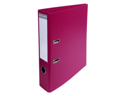 EXACOMPTA Classeur à levier PVC Premium, A4, 70 mm, fuchsia