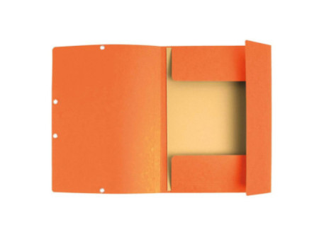 EXACOMPTA Chemise à élastiques, A4, carton, orange