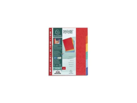 EXACOMPTA Intercalaires en carton, 170 x 220 mm, 6 positions