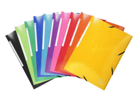 EXACOMPTA Chemise à élastique Iderama, A4, assorti